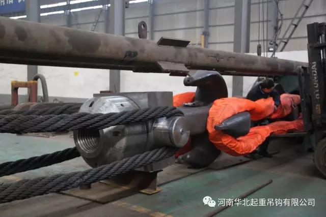 800吨4爪吊钩顺利通过了中国船级社ABS、CCS验收